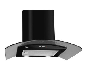 Okap kominowy AKPO WK-4 LARGO ECO 60 CZARNY (399,1 m3/h  600mm  kolor czarn