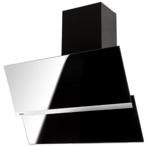 Okap kominowy AKPO WK-4 Balance 60 Czarny (600mm  front czarne szkło stal n