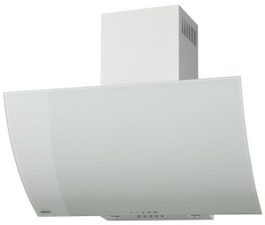 Okap kominowy AKPO WK-4 Clarus 60 Biały (600mm  front gięte białe szkło)