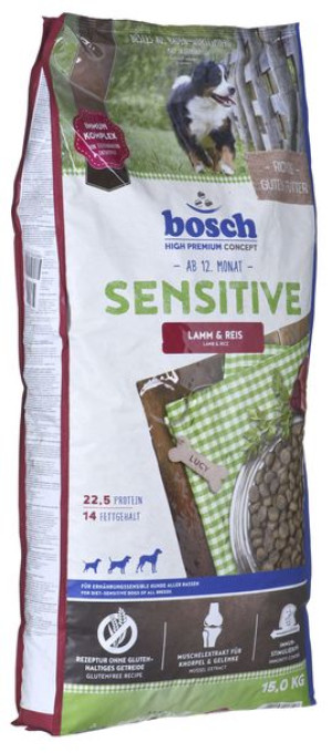 BOSCH Sensitive Lamb & Rice - karma dla psów z wrażliwym żołądkiem z jagnię