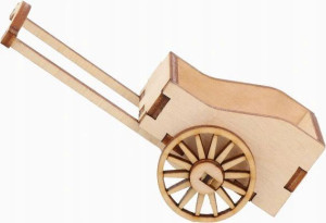 Wóz Przyczepka 3d Las W Słoiku Ogródek 10 Cm V2