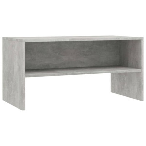 Szafka pod TV, betonowy szary, 80 x 40 x 40 cm, płyta wiórowa