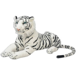 80164 Tiger Toy Plush White XXL - Untranslated