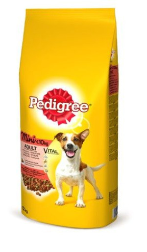 PEDIGREE Adult Mini z wołowiną i warzywami 12kg