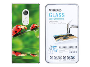 Alcatel 5 Kreatui Etui Nadruk Fotocase + Szkło 9h