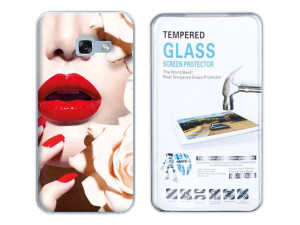 Galaxy A3 2017 A320 Kreatui Etui Case 0.3mm +szkło