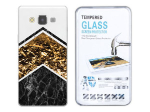 Etui Do Samsung Galaxy A5 Sm-a500 Marmur + Szkło