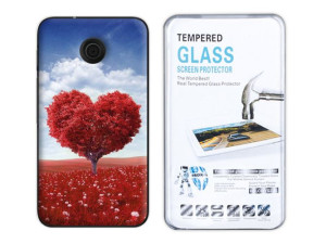 Vodafone Smart Mini 7 Kreatui Etui Case 0.3 +szkło