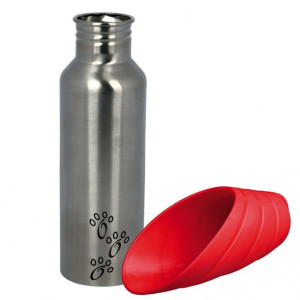 TRIXIE - butelka turystyczna z miską dla psa - 750ml