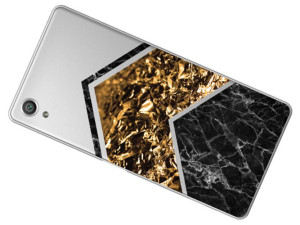 Xperia X Performance Etui Marmur Nadruk Kreatui