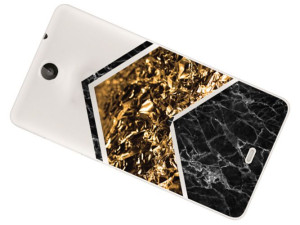 Microsoft Lumia 430 Etui Marmur Nadruk Kreatui Tył