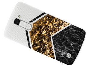Lg K8 Etui Marmur Nadruk Kreatui Obudowa Case Tył