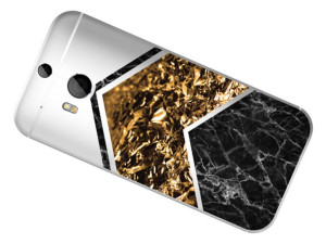 Htc One M8 Etui Marmur Nadruk Kreatui Obudowa Case