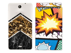 Microsoft Lumia 430 Etui Marmur Nadruk Tył + Folia