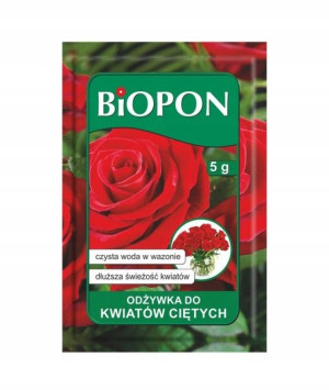 BIOPON ODŻYWKA do KWIATÓW ciętych w PROSZKU 5g