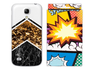 Sam Galaxy S4 Mini I9190 Etui Marmur Nadruk +folia