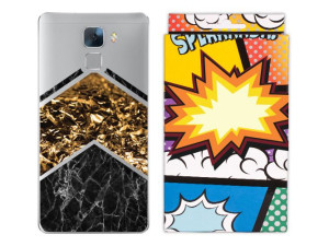 Huawei Honor 7 Etui Marmur Nadruk Kreatui + Folia