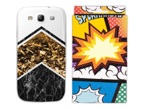 Samsung Galaxy S3 I9300 Etui Marmur Nadruk Folia