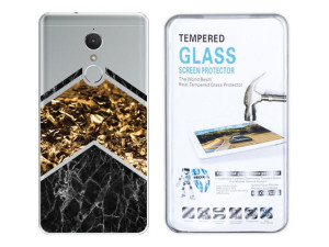 Lenovo K8 Etui Marmur Nadruk Kreatui Obudowa Szkło