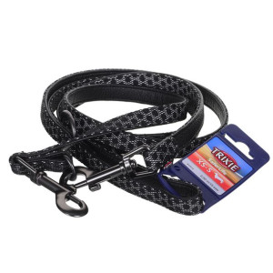 TRIXIE Smycz Night Reflect regulowana rozmiar XS-S czarna 12412