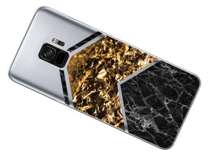 Samsung Galaxy S9 Sm-g960 Etui Marmur Nadruk Case