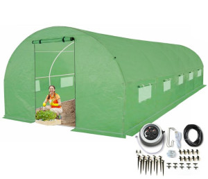 Tunel Foliowy 3x8m + Automat Do Nawadniania 10pkt