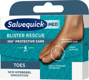 Salvequick Blister Rescue Pęcherze Na Palcach Zestaw Plastrów Opatrunkowych