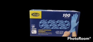 Rękawiczki jednorazowe nitrylowe Magneti Marelli r. L 100 szt.+ gratis