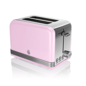 Toster Swan RETRO ST19010PN (810 W  kolor różowy)