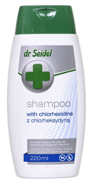 Szampon leczniczy dla psów i kotów DERMAPHARM Deo-spray z chlorheksydyną (2