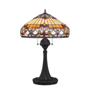 Lampa witrażowa TIFFANY BELLE FLEUR QZ/BELLEFLEUR/TL - Elstead