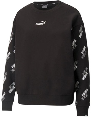 Bluza damska Puma Power AOP Crew czarna 589532 01