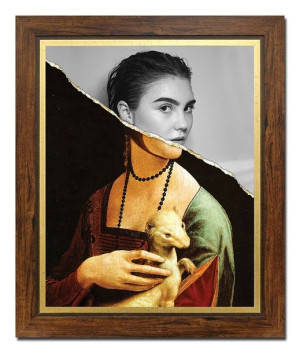  Obraz do wnętrz w stylu Royal 52x62 cm
