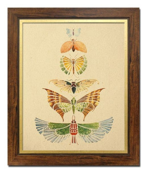  Obraz do wnętrz w stylu kolonialnym 52x62 cm