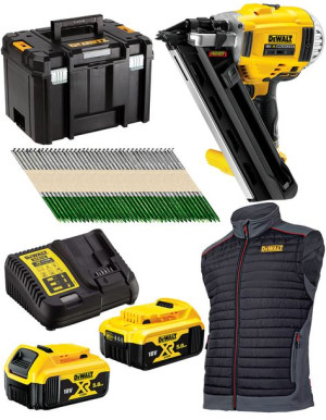Gwoździarka 18V 2x5Ah +500 GWOŹDZI DeWALT DCN692P2