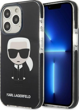 Etui Karl Lagerfeld KLHCP13XTPEIKK Apple iPhone 13 Pro Max hardcase czarny/