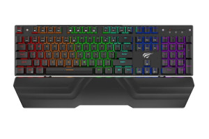 Klawiatura gamingowa RGB Havit KB856L z podstawką