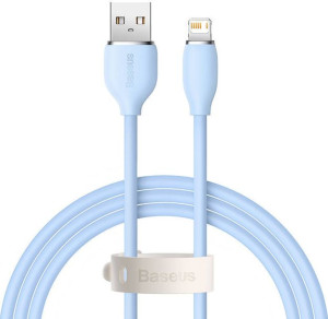 Kabel USB do Lightning Baseus Jelly, 2.4A, 1,2m (niebieski)