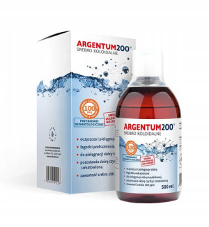 ARGENTUM200 Srebro Koloidalne 100ppm Tonik 500ml