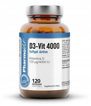 Pharmovit D3-Vit 4000 Softgel Active Wit. D3 120k