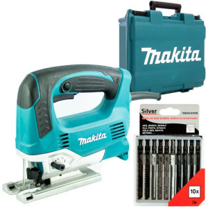 Wyrzynarka 650W 5-biegów Makita JV0600K +10 ostrzy