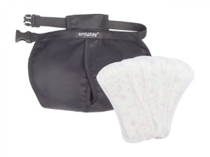 Amiplay | Majtki na cieczkę - L (N5) Labrador 39-70cm czarne