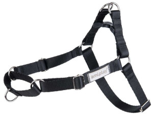 Amiplay | Samba | Szelki regulowane Easy Go - L 55-75 x 2,5cm czarne