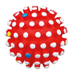 Trixie | Piszcząca piłka z kolcami 6cm - Piłka 6cm