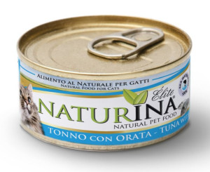 Naturina | Elite Wet Cat | Puszka 70g - Tuńczyk z doradą 70g