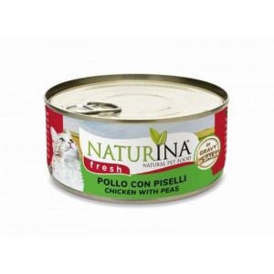 Naturina | Fresh | Puszka 70g - Kurczak z groszkiem w sosie 70g