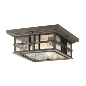 Beacon Square plafon IP44 2 brązowy KL-BEACON-SQUARE-F-OZ - Kichler