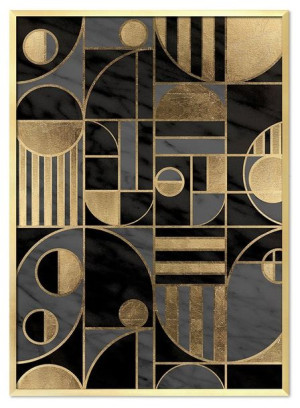  Obraz do wnętrz w stylu Art Deco 53x73cm