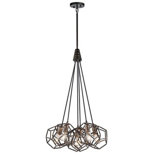 Rocklyn lampa wisząca 6 punktowa KL-ROCKLYN6-RS - Kichler