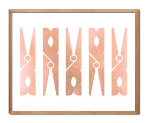 Obraz sztuka współczesna Spinacze 43x53cm